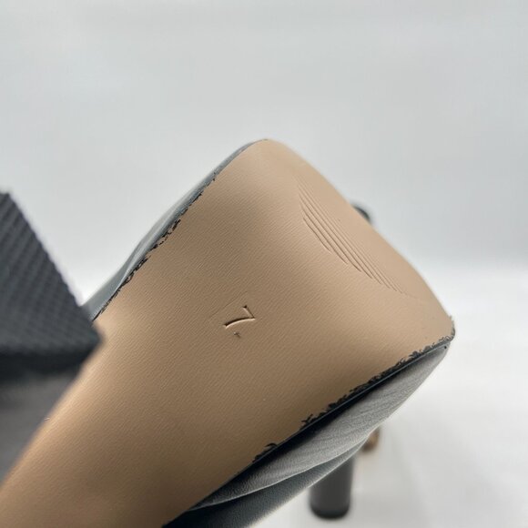 Black Trendy Chunky High Heels Platform Ankle Boots Pointed Toe Side Zipper Boot - Picture 6 of 8